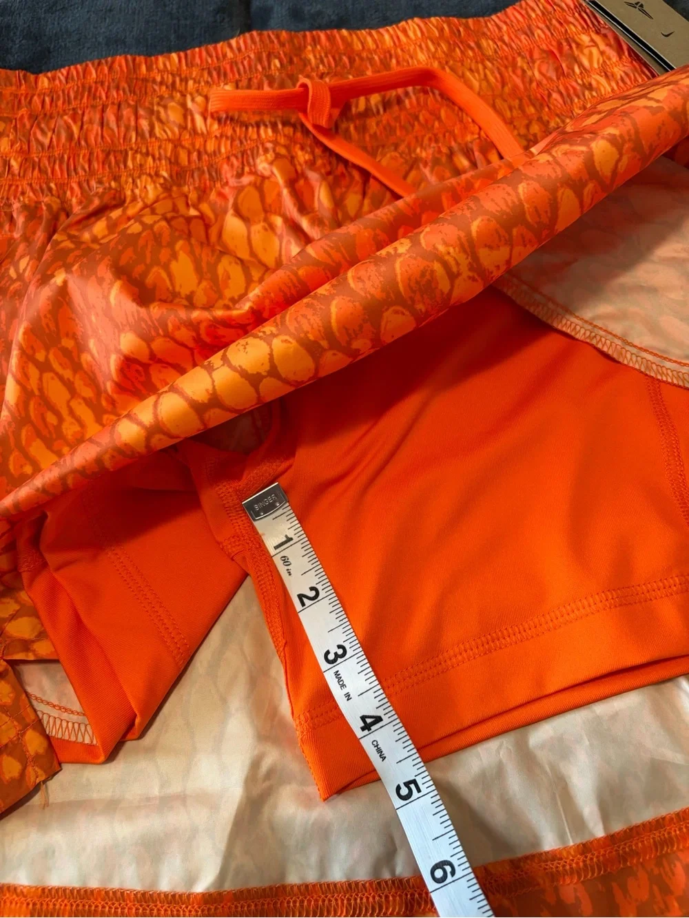 Nike Women's KOBE Woven Bright Orange skirt- M